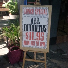 They do not have real Mexicans in Australia so importing burrito rolling technology must be expensive.