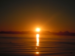 Sunrise across the Sea of Cortez